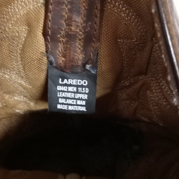 Laredo Breakout Leather Boots Brown Distress Size 11.5D main image 4